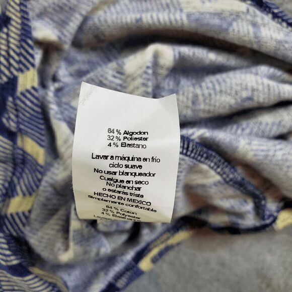 LuLaRoe Skirt Womens 2XL Purple Geo Print Flippy Flared Stretch Elastic Waist - Picture 7 of 11